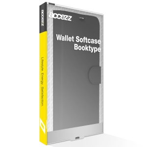 Accezz Wallet Softcase Bookcase Apple iPhone 16 Plus - Zwart