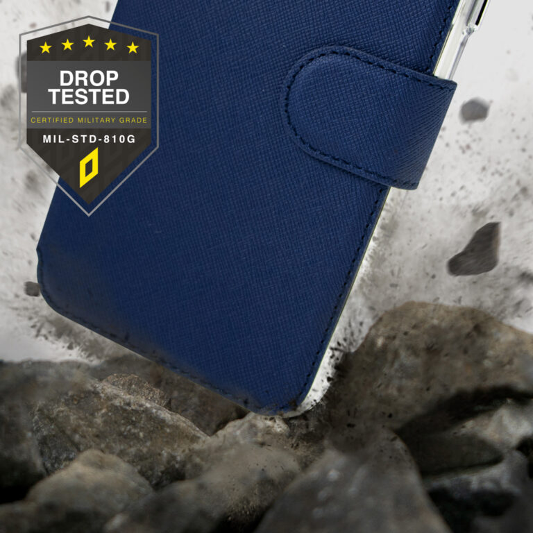 Accezz Xtreme Wallet Bookcase Apple iPhone 14 Plus - Donkerblauw - Afbeelding 4