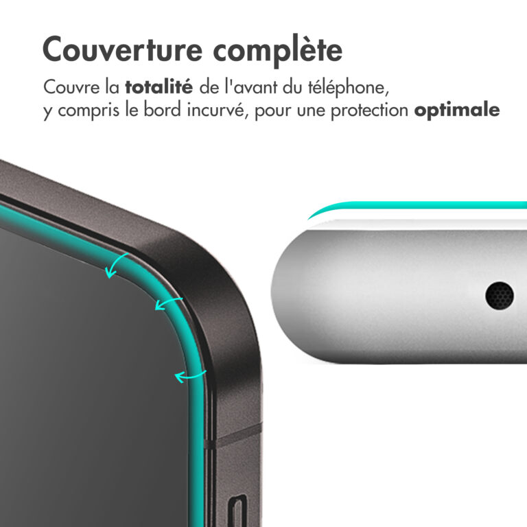 Accezz Gehard Glas Full Cover Screenprotector Google Pixel 9a - Afbeelding 8