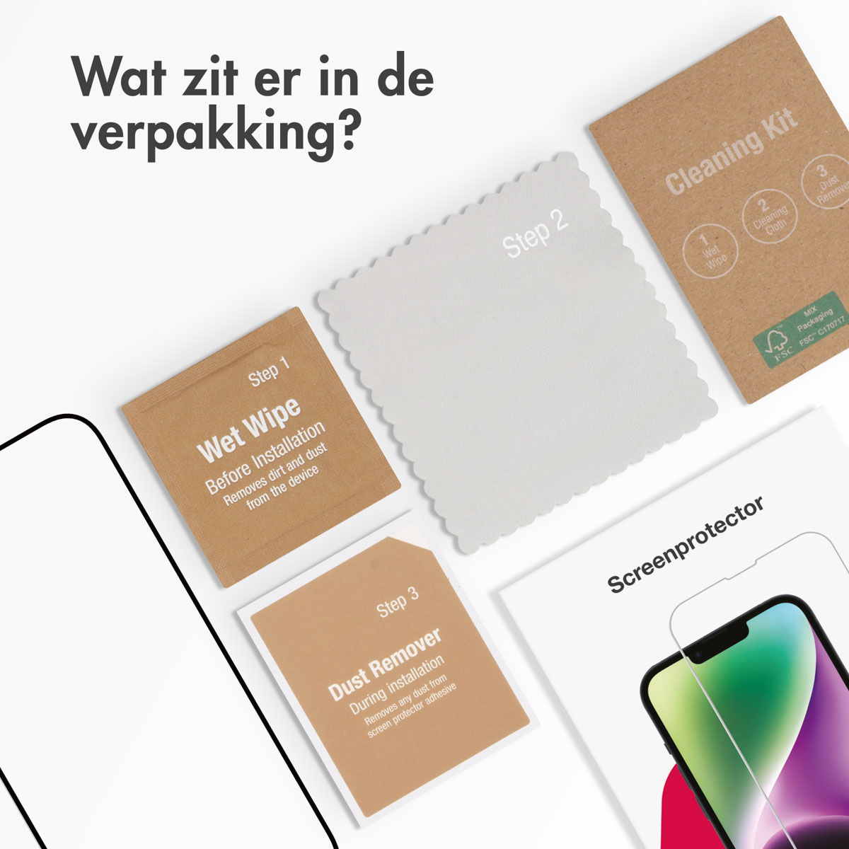 Accezz Gehard Glas Full Cover Screenprotector OnePlus 13 - Afbeelding 10