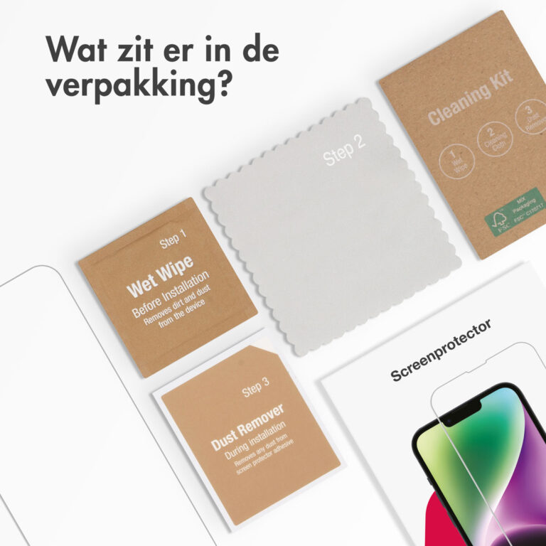 Accezz Gehard Glas Screenprotector Apple iPhone SE (2022/2020) - Afbeelding 2