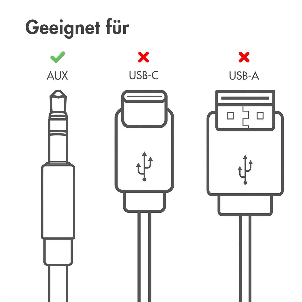 Accezz In-ear oordopjes - Bedrade oordopjes - AUX / 3,5 mm Jack aansluiting - Zwart - Afbeelding 6