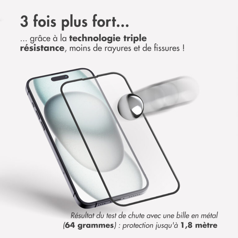 Accezz Triple Strong Full Cover Glas Screenprotector met applicator Samsung Galaxy A35 / A55 - Transparant - Afbeelding 5