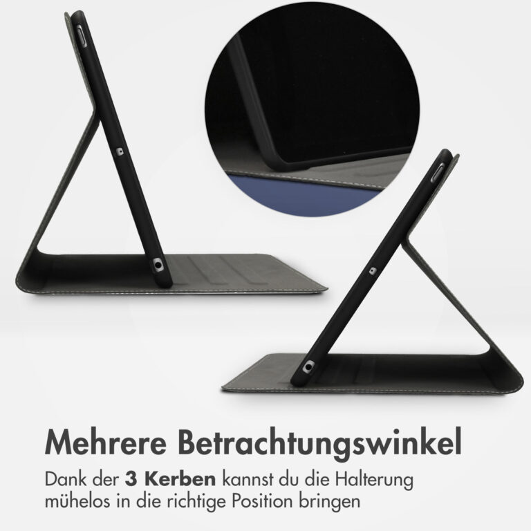 Accezz Classic Tablet Case Samsung Galaxy Tab S6 Lite (2020/2022/2024) - Donkerblauw - Afbeelding 6