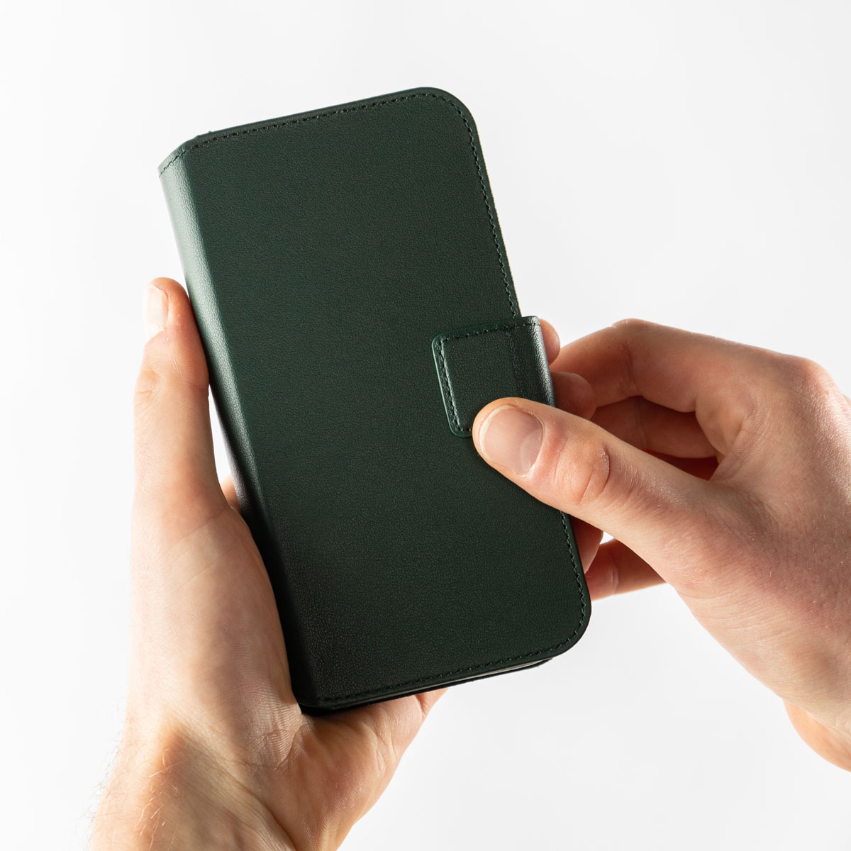 Accezz Leather Bookcase 2-in-1 met MagSafe Apple iPhone 17 - Cedar Green - Afbeelding 10