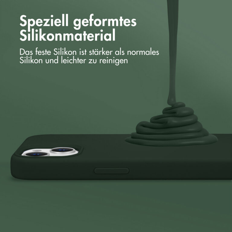 Accezz Liquid Silicone Backcover Google Pixel 8a - Forest Green - Afbeelding 10