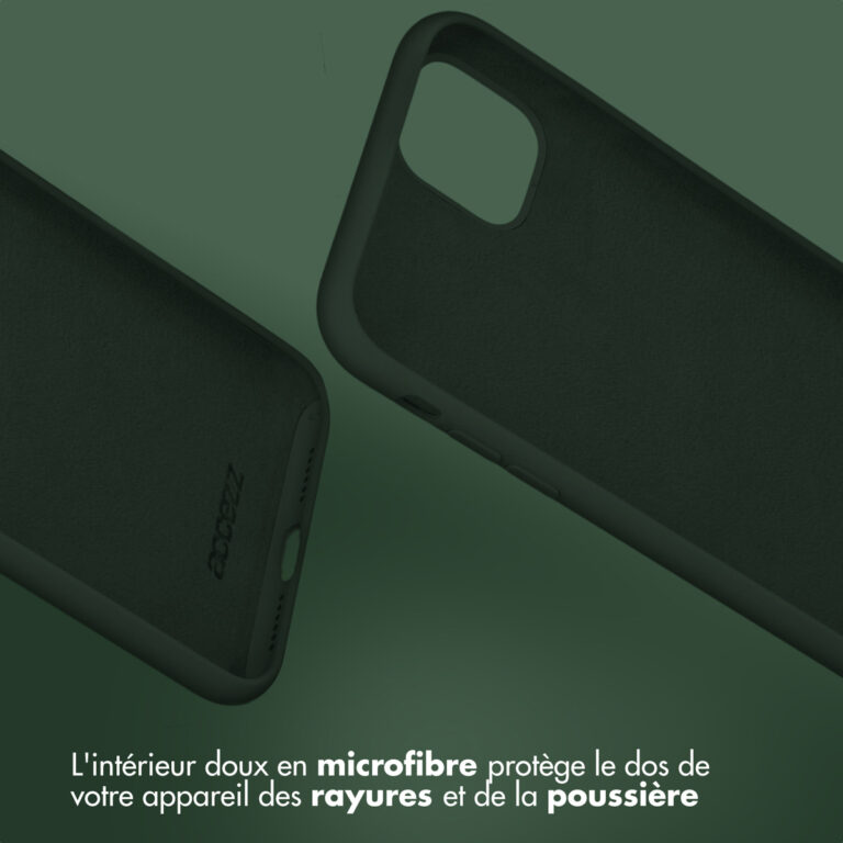 Accezz Liquid Silicone Backcover Google Pixel 8a - Forest Green - Afbeelding 5