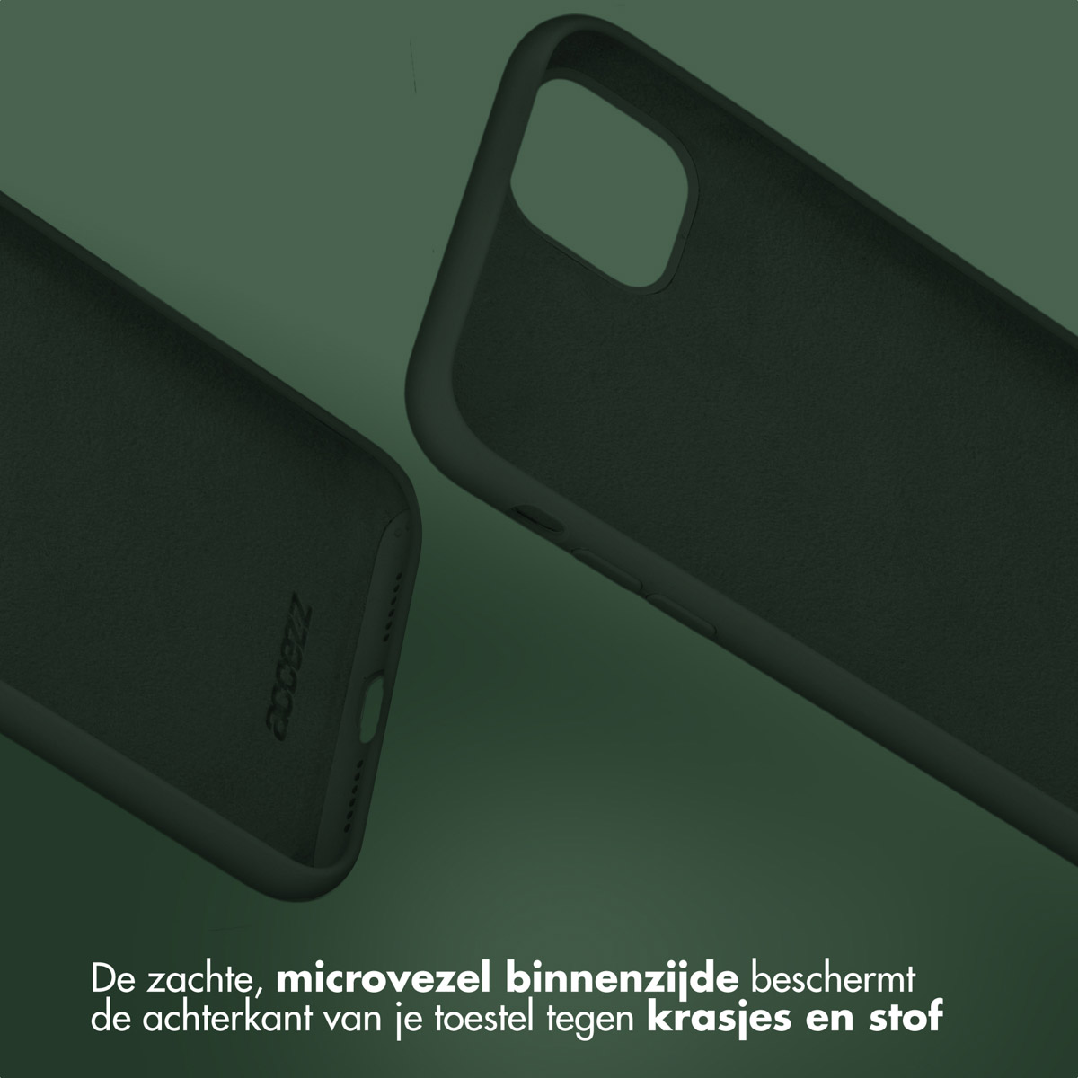 Accezz Liquid Silicone Backcover Google Pixel 8a – Forest Green