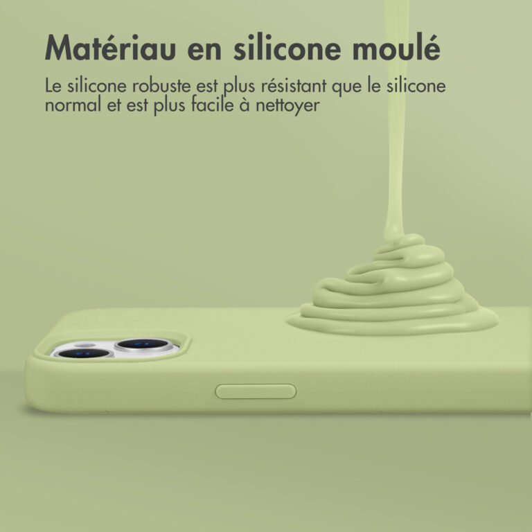 Accezz Liquid Silicone Backcover Samsung Galaxy A26 - Cooper Green - Afbeelding 8