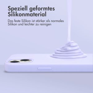 Accezz Liquid Silicone Backcover Samsung Galaxy S22 - Paars