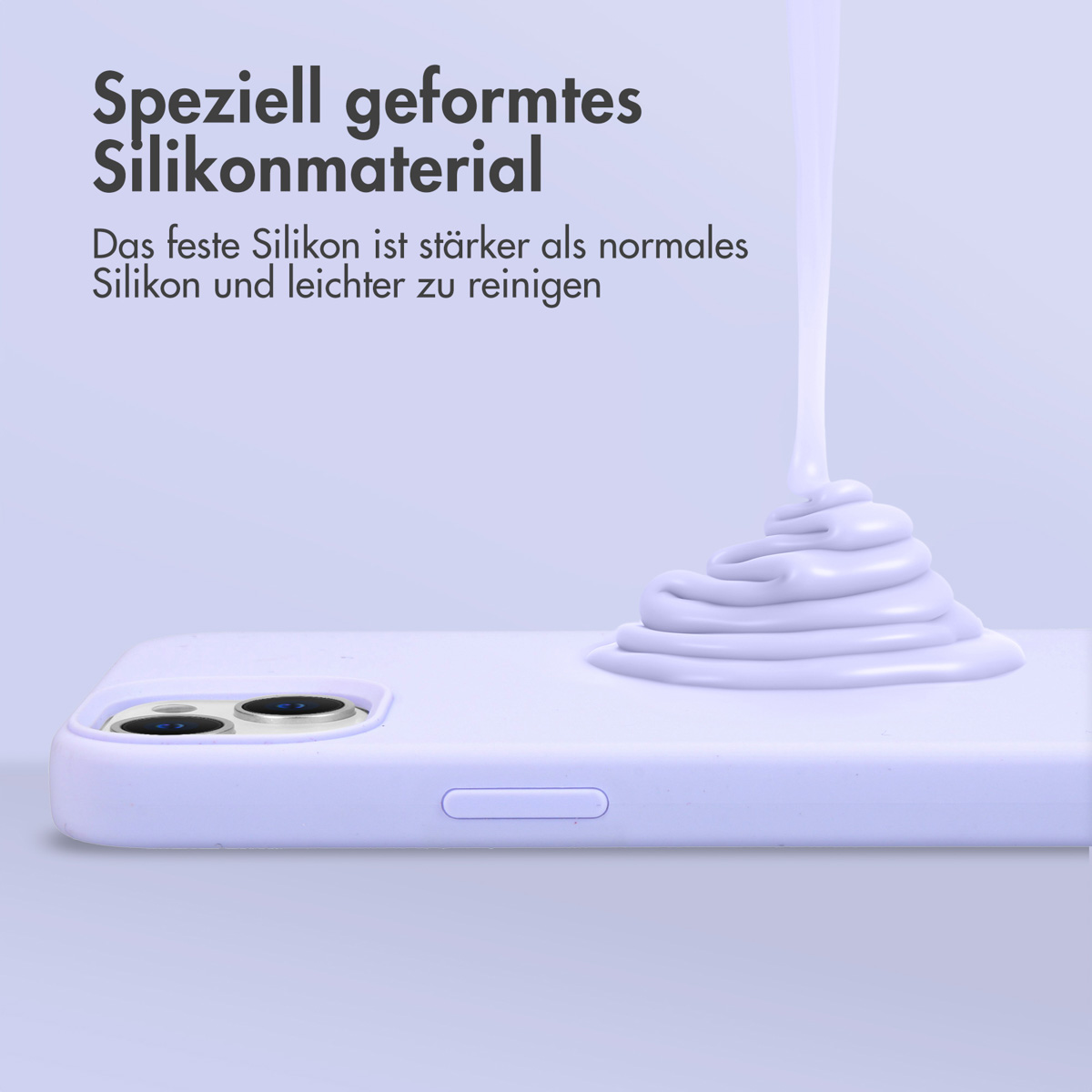 Accezz Liquid Silicone Backcover Samsung Galaxy S23 - Paars - Afbeelding 5