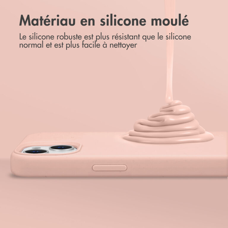 Accezz Liquid Silicone Backcover Google Pixel 8a - Roze - Afbeelding 8