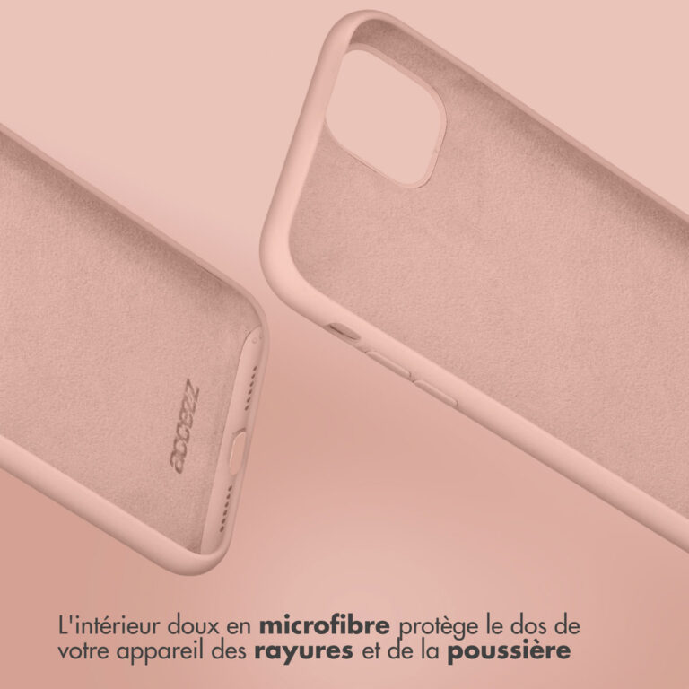 Accezz Liquid Silicone Backcover Google Pixel 8a - Roze - Afbeelding 7