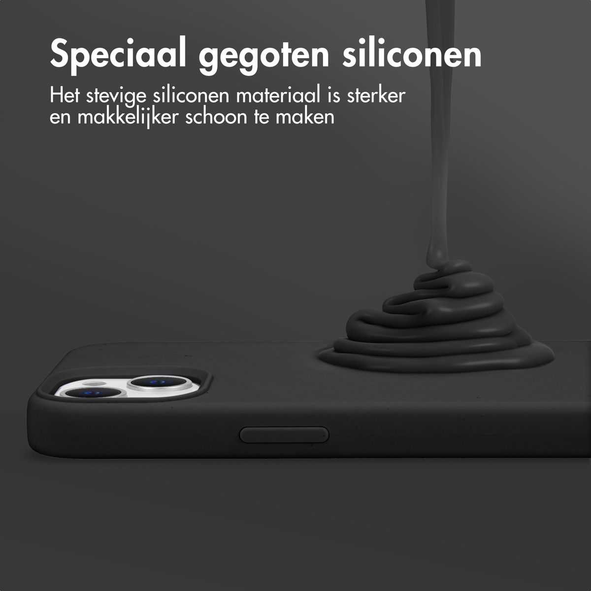 Accezz Liquid Silicone Backcover Google Pixel 10 / 10 Pro - Zwart - Afbeelding 5