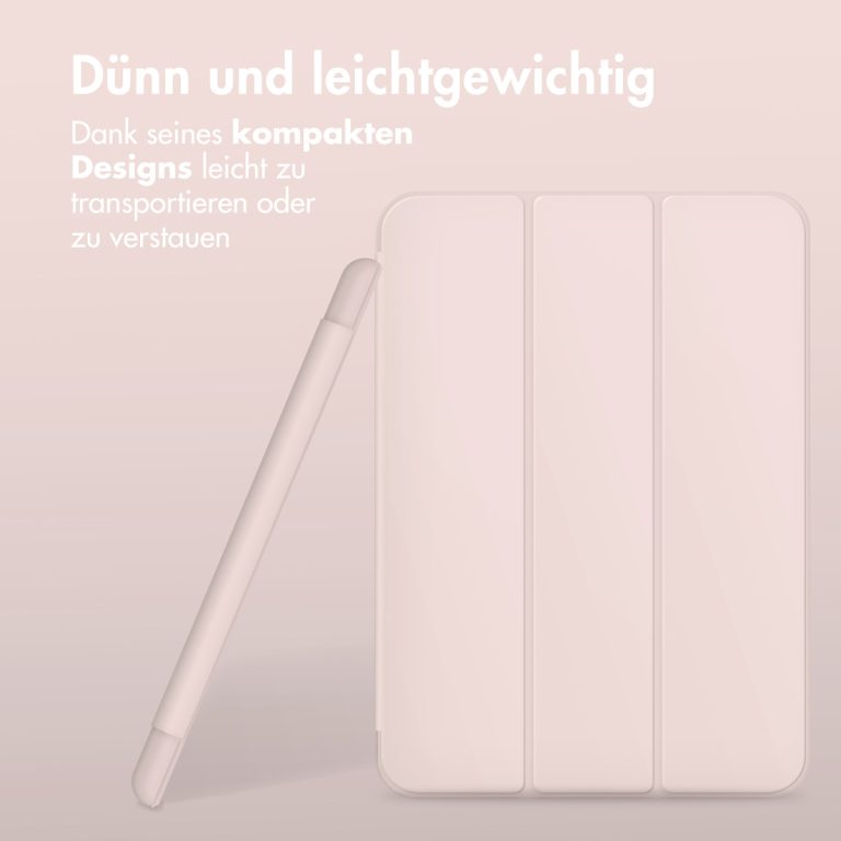 Accezz Smart Silicone Bookcase Apple iPad Air 13 inch (2025) M3 / (2024) M2 - Roze - Afbeelding 9