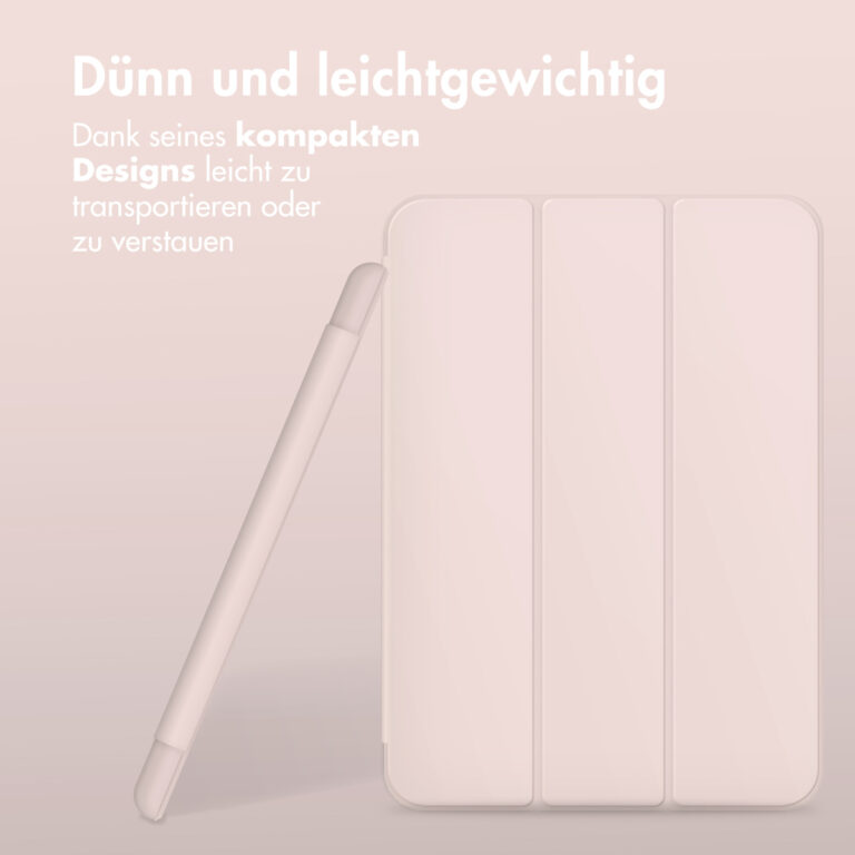 Accezz Smart Silicone Bookcase Apple iPad Pro 11 (2024) M4 - Roze - Afbeelding 9