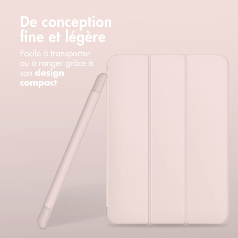 Accezz Smart Silicone Bookcase Apple iPad Pro 11 (2024) M4 - Roze - Afbeelding 7