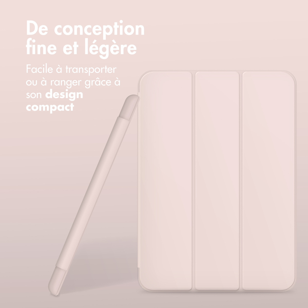 Accezz Smart Silicone Bookcase Apple iPad 11 (2025) 11 inch A16 / iPad 10 (2022) 10.9 inch - Roze - Afbeelding 7