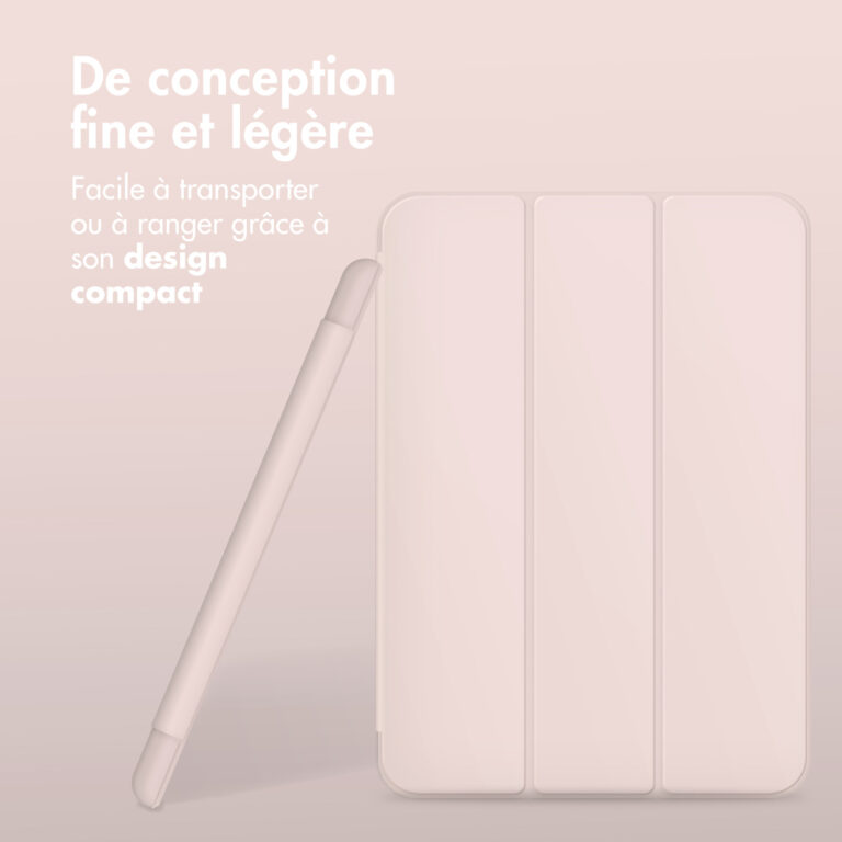 Accezz Smart Silicone Bookcase Apple iPad Pro 11 (2024) M4 - Roze - Afbeelding 7