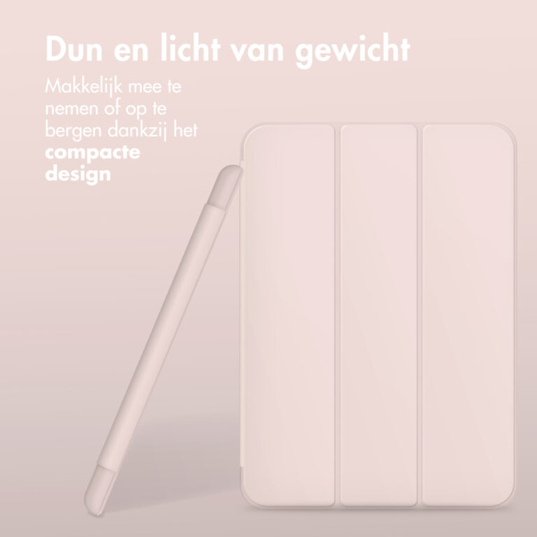 Accezz Smart Silicone Bookcase Apple iPad Pro 11 (2024) M4 - Roze - Afbeelding 5