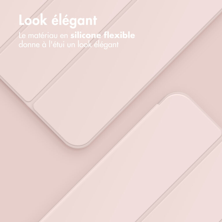 Accezz Smart Silicone Bookcase Apple iPad Pro 11 (2024) M4 - Roze - Afbeelding 6