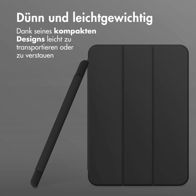 Accezz Smart Silicone Bookcase Apple iPad Pro 11 (2024) M4 - Zwart - Afbeelding 9