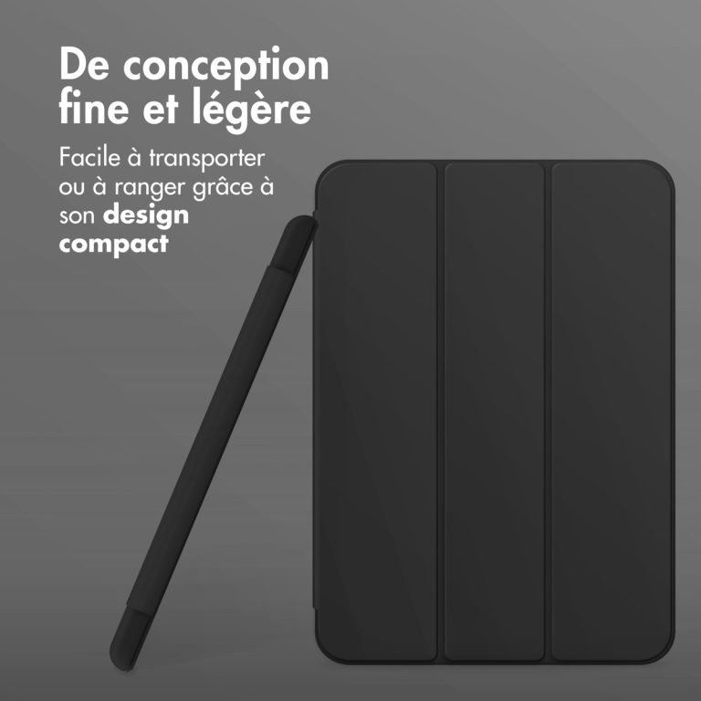 Accezz Smart Silicone Bookcase Apple iPad Pro 11 (2024) M4 - Zwart - Afbeelding 7