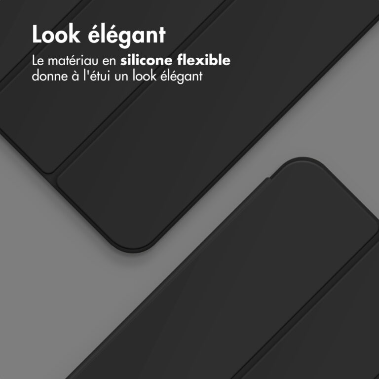 Accezz Smart Silicone Bookcase Apple iPad Pro 11 (2024) M4 - Zwart - Afbeelding 6