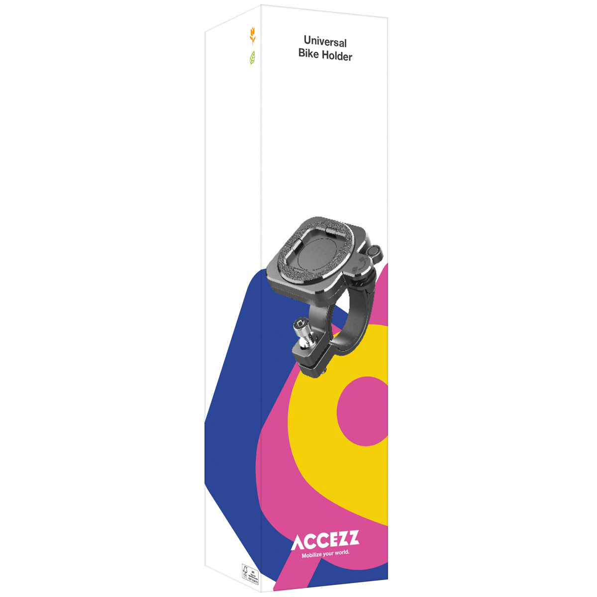 Accezz EasyLock telefoonhouder fiets – inclusief hoesje Samsung Galaxy S24 – Aluminium – 360 graden draaibaar – Zwart