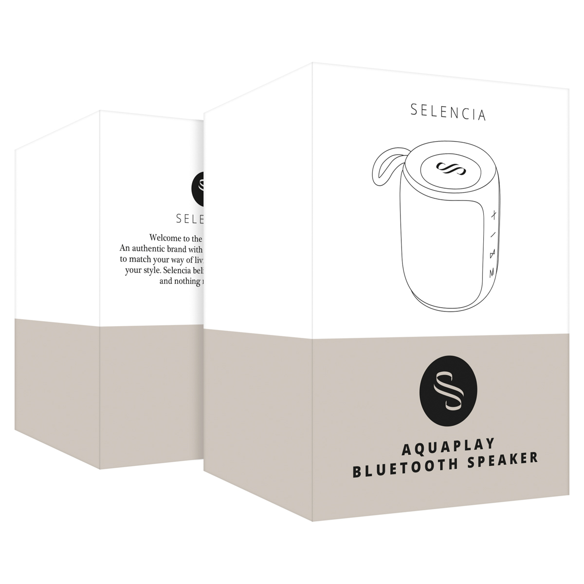 Selencia AquaPlay Bluetooth Speaker – Draadloze speaker – Waterproof – Army Green