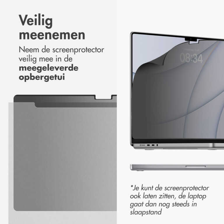 Accezz Magnetische Privacy Screenprotector MacBook Air 13 inch (2018 - 2020) / Pro 13 inch (2018 - 2022) - A1932 / A2179 / A2337 - Afbeelding 9