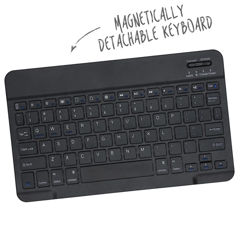 Accezz QWERTY Bluetooth Keyboard Bookcase Samsung Galaxy Tab A9 Plus - Afbeelding 4