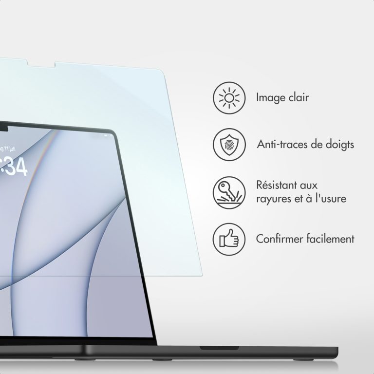Accezz Gehard Glas Screenprotector Apple MacBook Air 13 inch (2018-2020) A1932 / A2179 / A2337 - Afbeelding 10