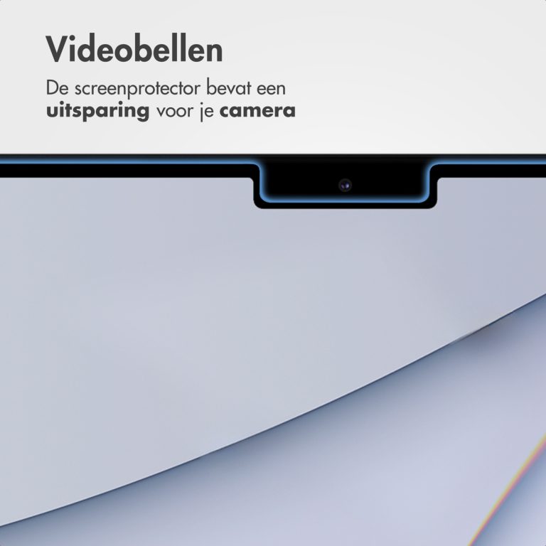 Accezz Gehard Glas Screenprotector Apple MacBook Air 13 inch (2018-2020) A1932 / A2179 / A2337 - Afbeelding 4