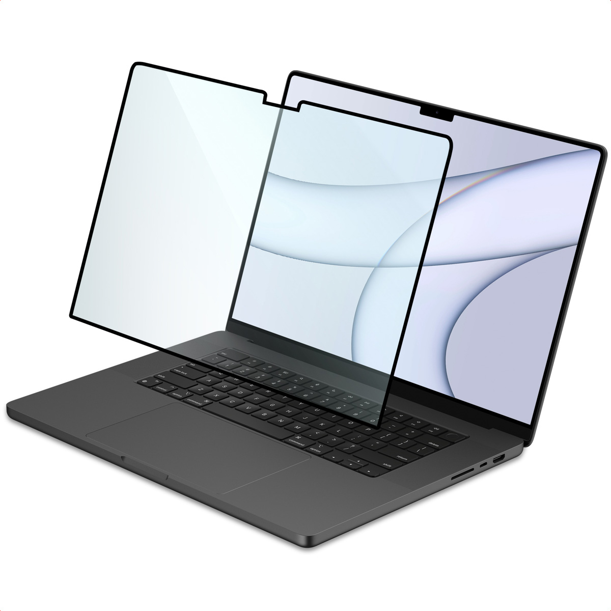 Accezz Gehard Glas Screenprotector Apple MacBook Pro 16 inch (2021 / 2023 M3 chip / 2024 M4 chip) - Afbeelding 3