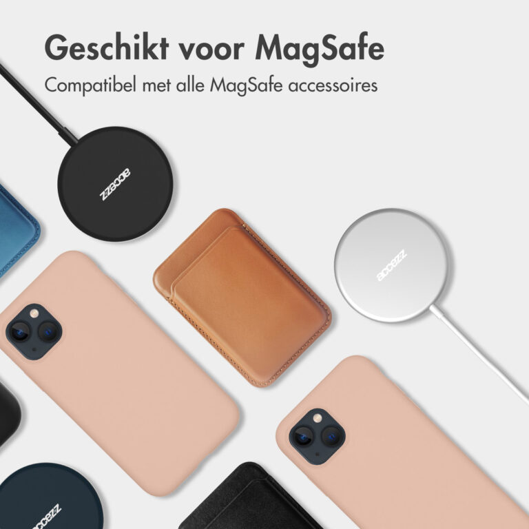 Accezz Liquid Silicone Backcover met MagSafe Apple iPhone 13 - Afbeelding 8