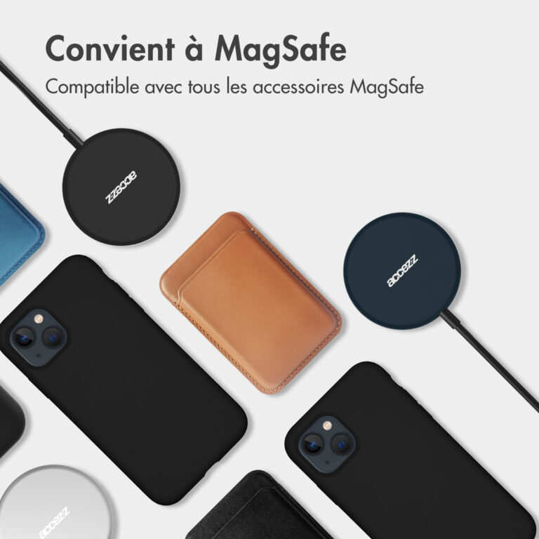 Accezz Liquid Silicone Backcover met MagSafe Apple iPhone 16e - Zwart - Afbeelding 7