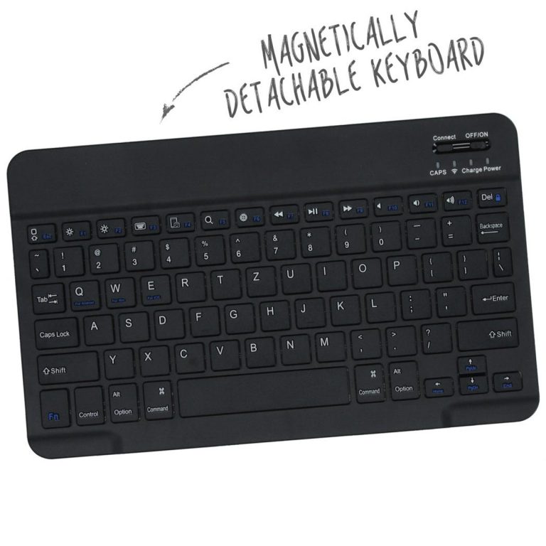 Accezz QWERTZ Bluetooth Keyboard Bookcase iPad Air 13 inch (2025) M3 / (2024) M2 - Zwart - Afbeelding 5
