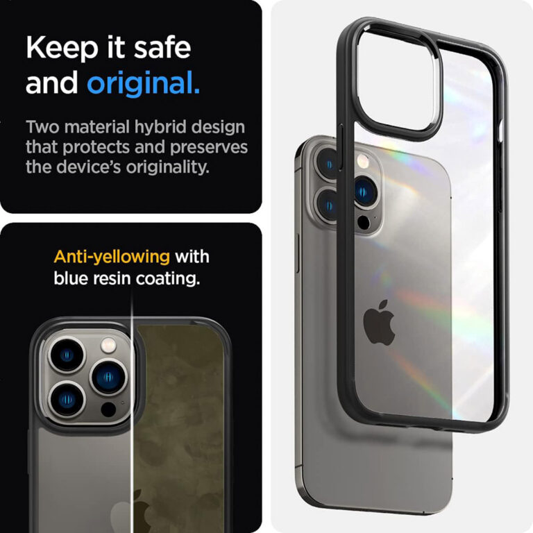 Spigen Ultra Hybrid Backcover Apple iPhone 11 - Zwart - Afbeelding 9